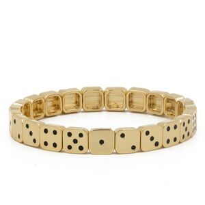Lisa Gozlan Dice Bracelet (Black)